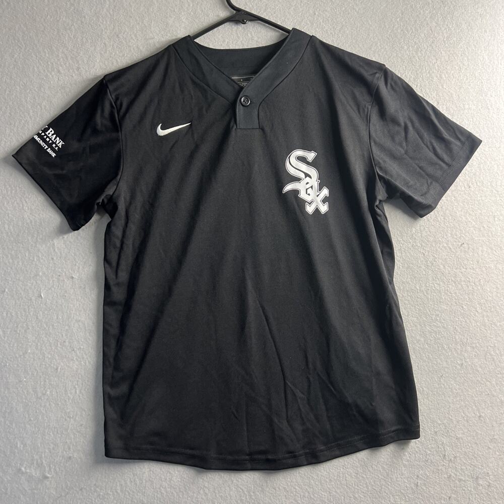 Chicago White Sox Nike Boys Jersey Large Black #8 Little League Baseball